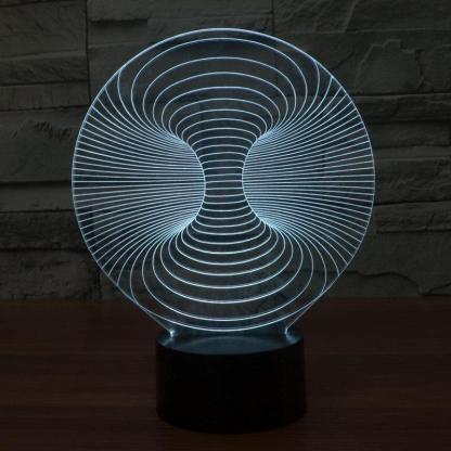 Abstract Inter-dimensional Column 3D Optical Illusion Lamp - 3D Optical Lamp