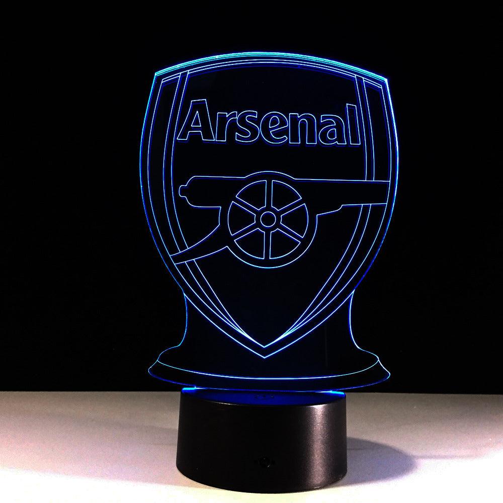 Football Arsenal 3D Optical Illusion Lamp - 3D Optical Lamp