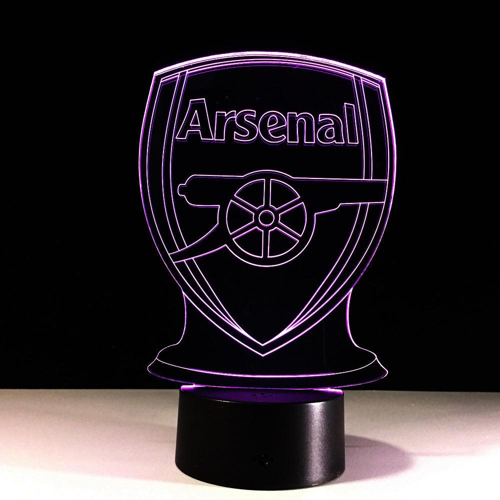Football Arsenal 3D Optical Illusion Lamp - 3D Optical Lamp