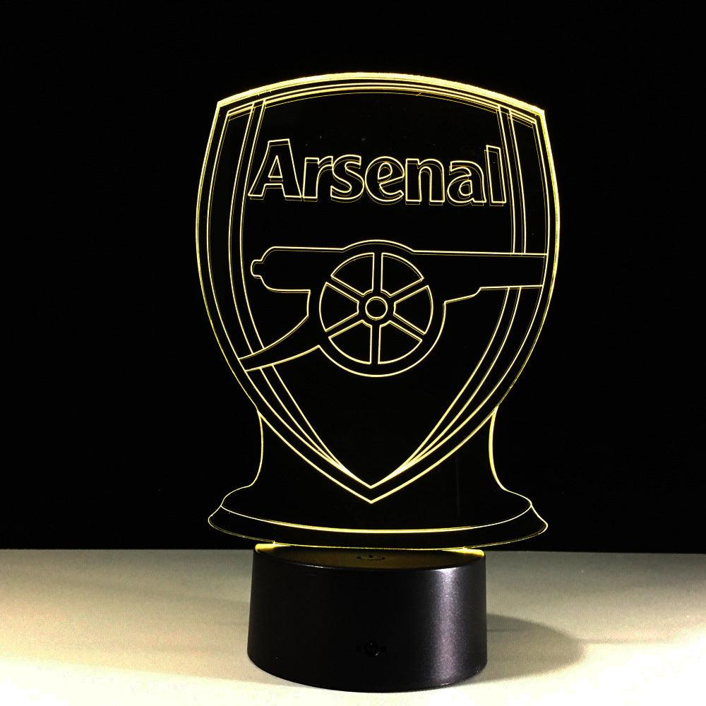 Football Arsenal 3D Optical Illusion Lamp - 3D Optical Lamp