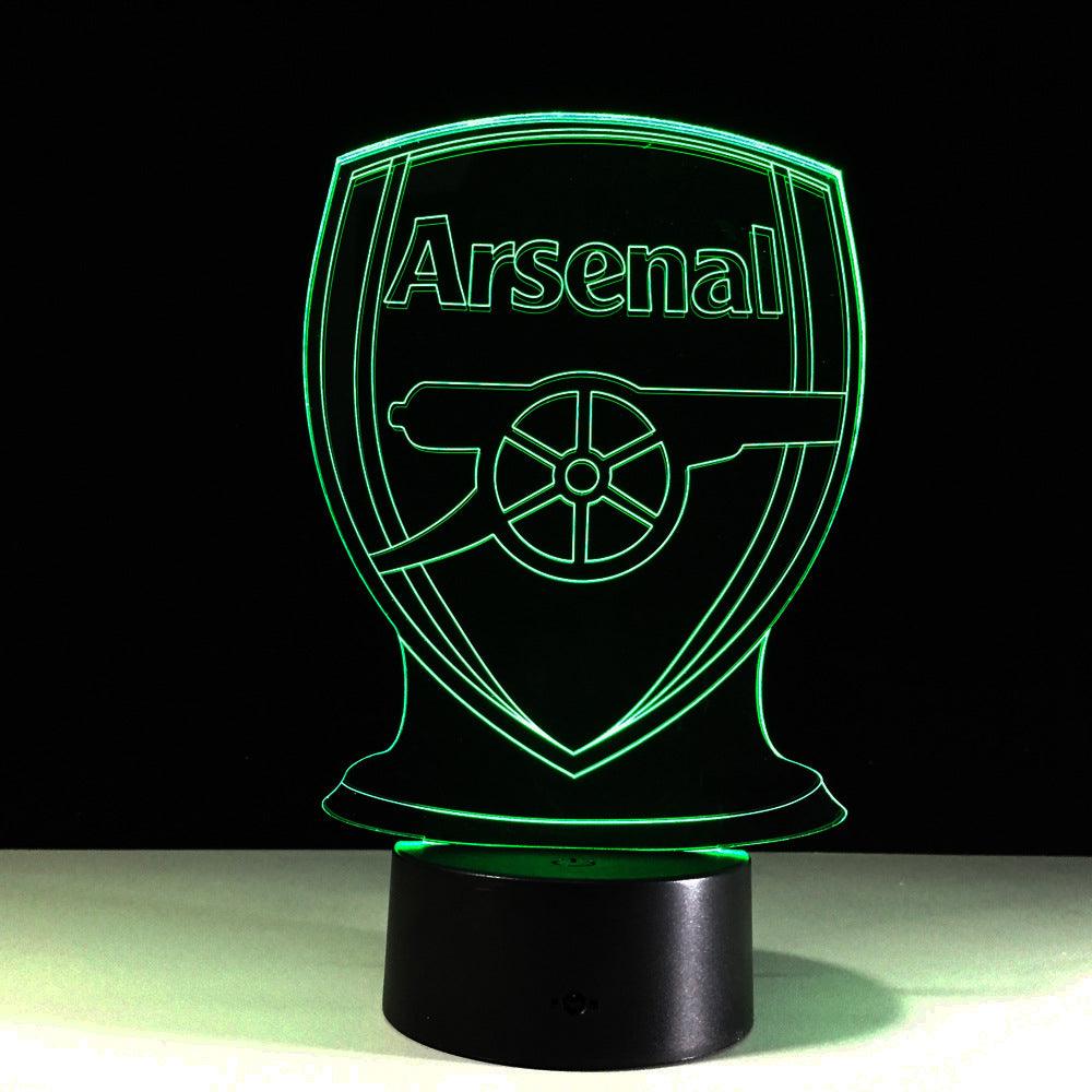 Football Arsenal 3D Optical Illusion Lamp - 3D Optical Lamp