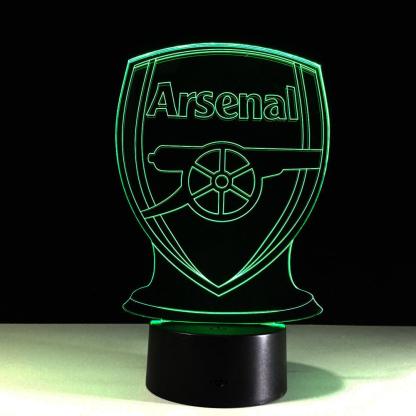 Football Arsenal 3D Optical Illusion Lamp - 3D Optical Lamp