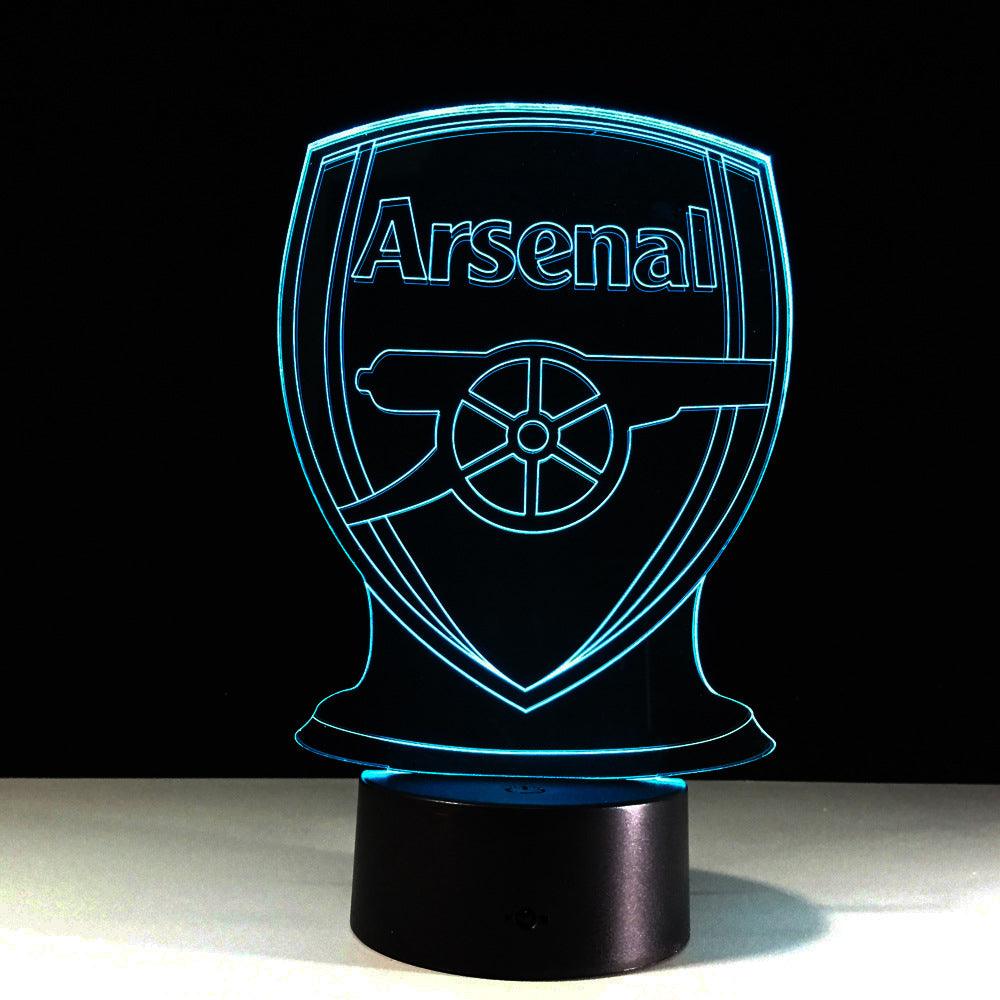 Football Arsenal 3D Optical Illusion Lamp - 3D Optical Lamp
