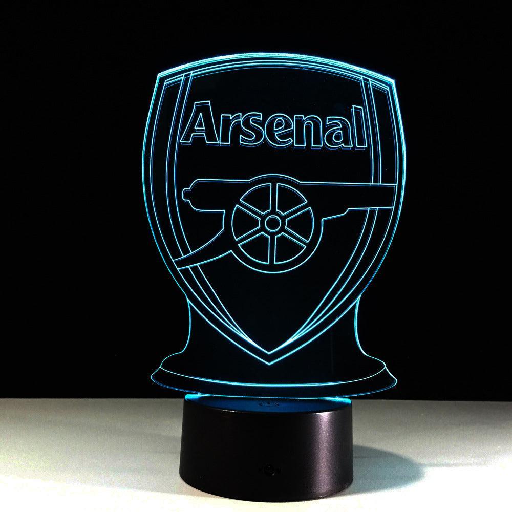 Football Arsenal 3D Optical Illusion Lamp - 3D Optical Lamp