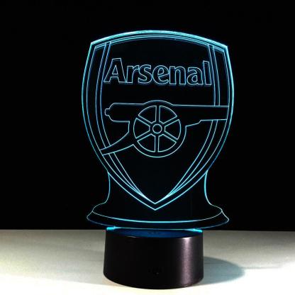 Football Arsenal 3D Optical Illusion Lamp - 3D Optical Lamp