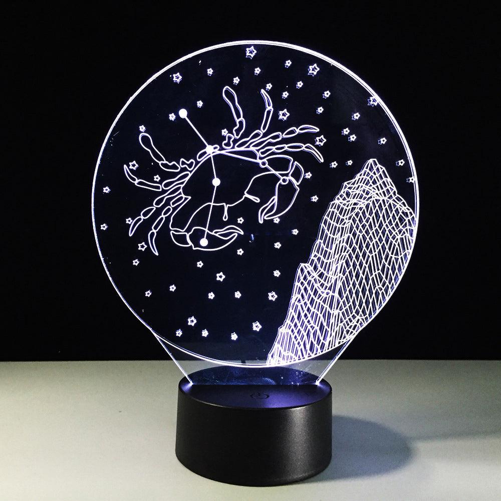 Cancer Constellation LED Lamp-3D Optical Lamp