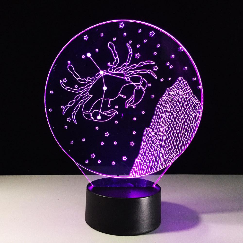 Cancer Constellation LED Lamp-3D Optical Lamp
