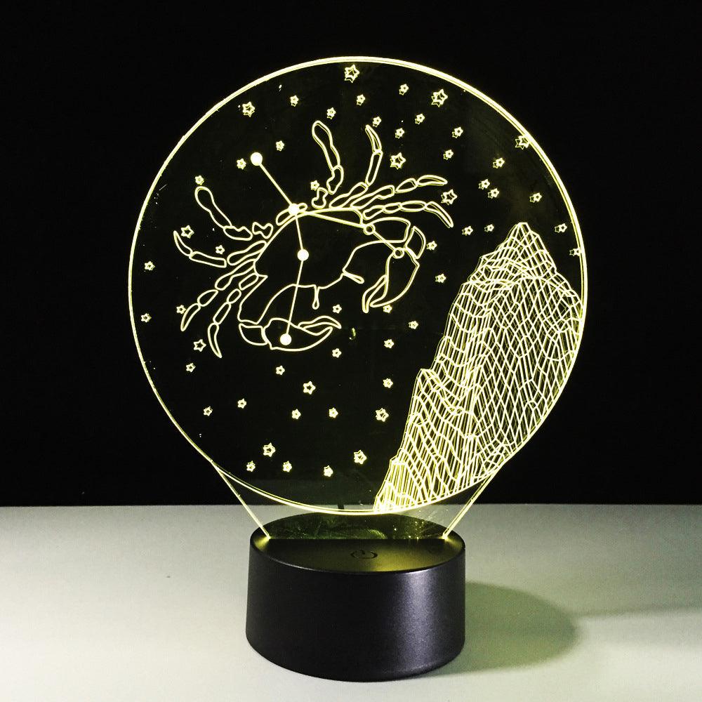 Cancer Constellation LED Lamp-3D Optical Lamp