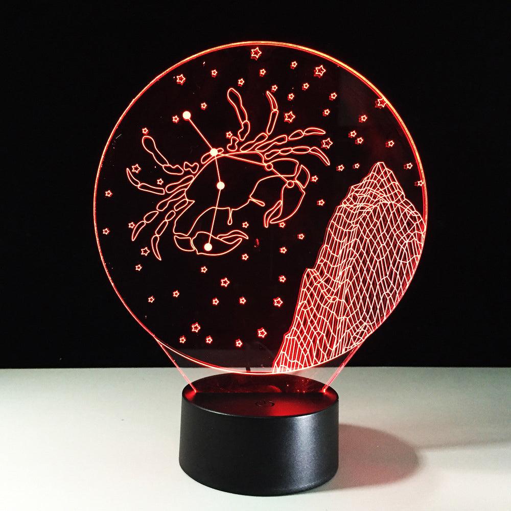 Cancer Constellation LED Lamp-3D Optical Lamp