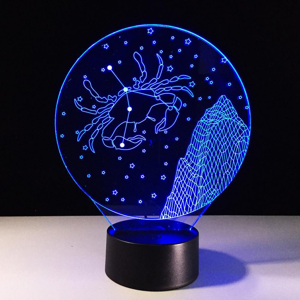 Cancer Constellation LED Lamp-3D Optical Lamp