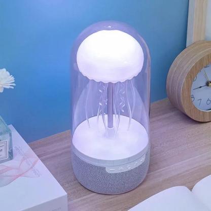 Colorful Jellyfish Lamp With Bluetooth Speaker - 3D Optical Lamp