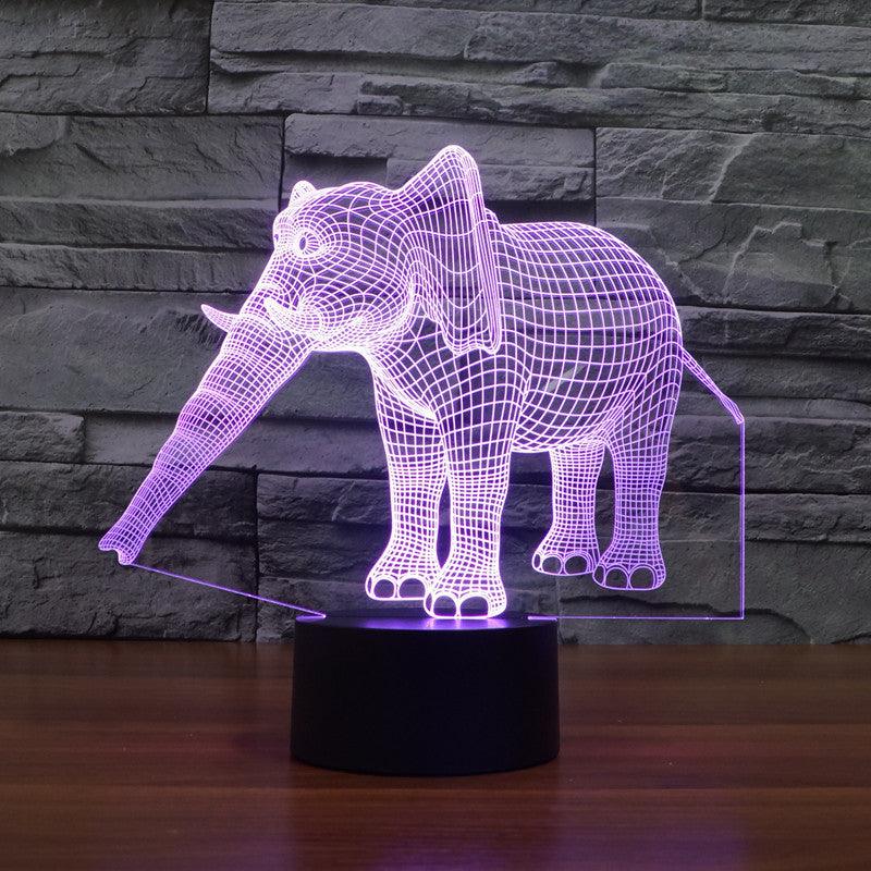 Elephant Optical Illusion Lamp-3D Optical Lamp