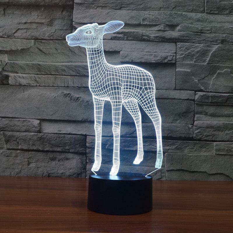 stoic deer led lamp-3D Optical Lamp