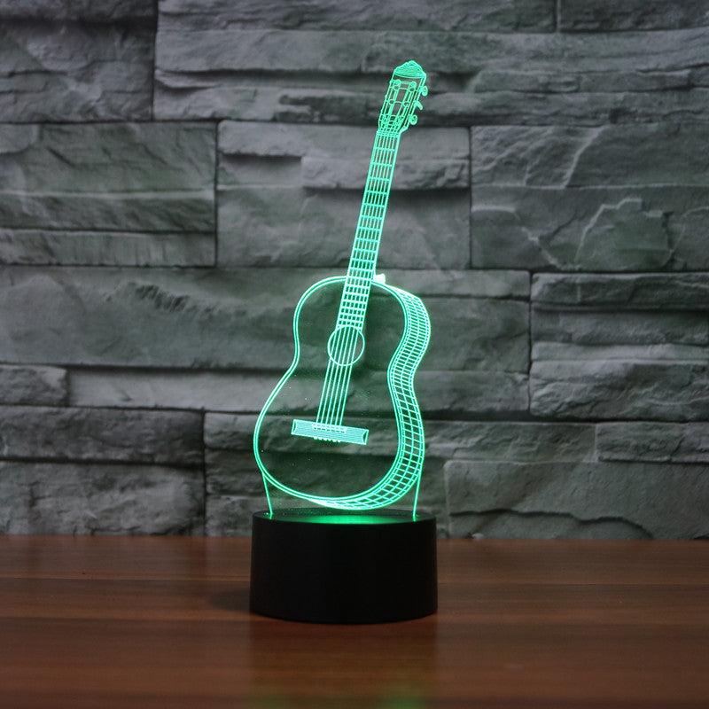 Guitar Optical Illusion Lamp-3D Optical Lamp