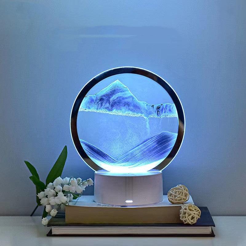 LED Moving Sand Art-3D Optical Lamp