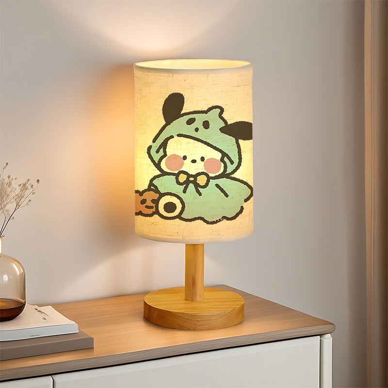 Cute Character USB-Powered Bedside Lamp with Soft Lighting 
