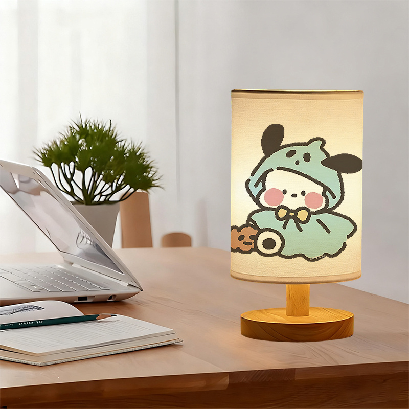 Cute Character USB-Powered Bedside Lamp with Soft Lighting 