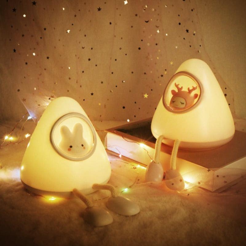 The Space Capsule Cartoon Lights - 3D Optical Lamp