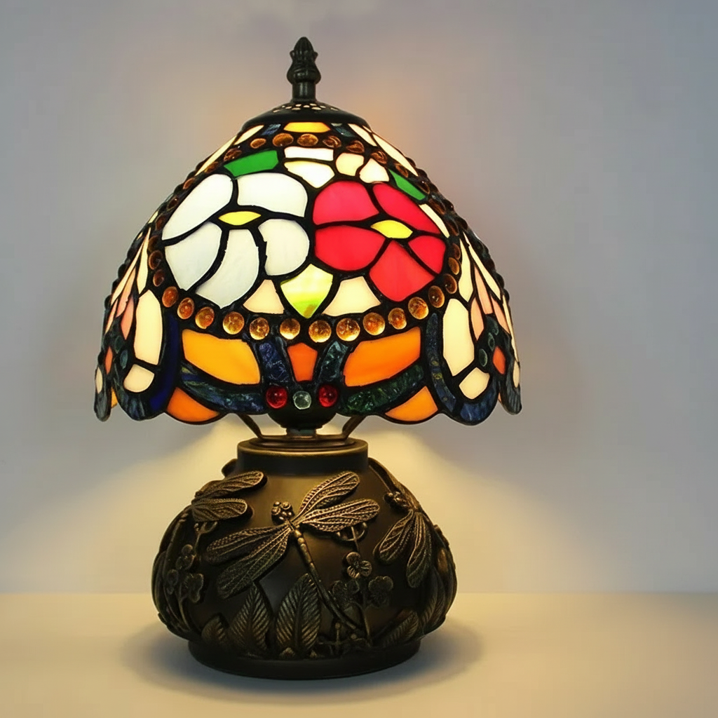 Elegant Red Rose Reading Light