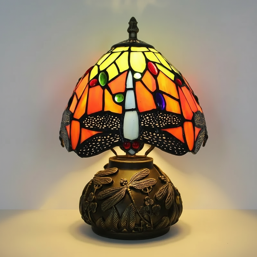 Exquisite Stained Glass Decor Lamp