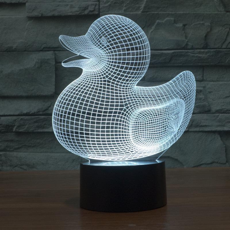Rubber Ducky Illusion Lamp-3D Optical Lamp