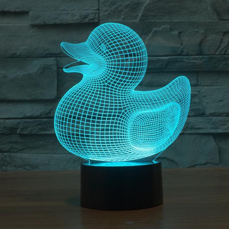 Rubber Ducky Illusion Lamp-3D Optical Lamp