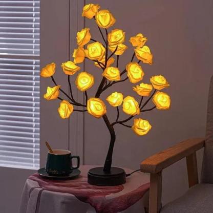 Rose Flower Decorative Lamp-3D Optical Lamp