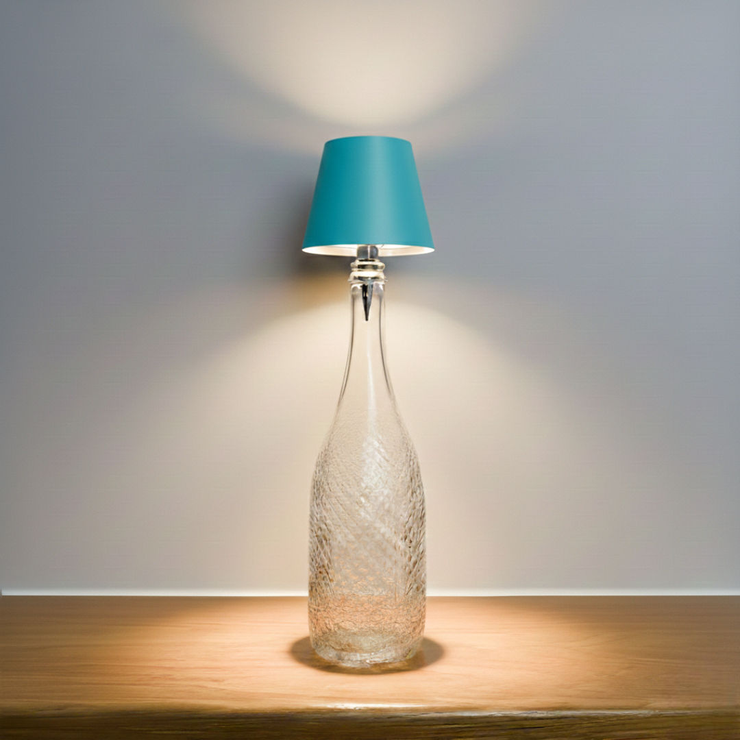 Wireless Bottle Top LED Lamp With Multi Color Light