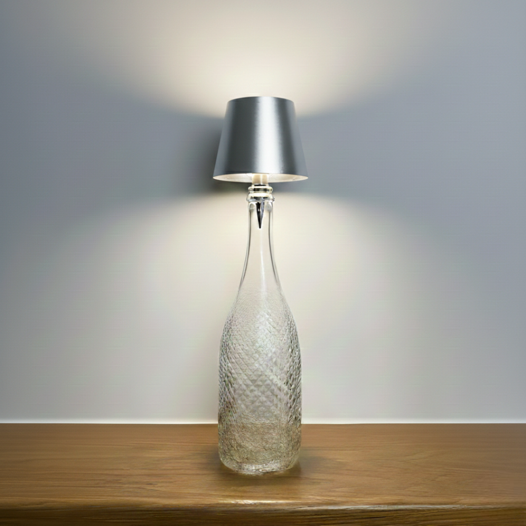 Wireless Bottle Top LED Lamp With Multi Color Light