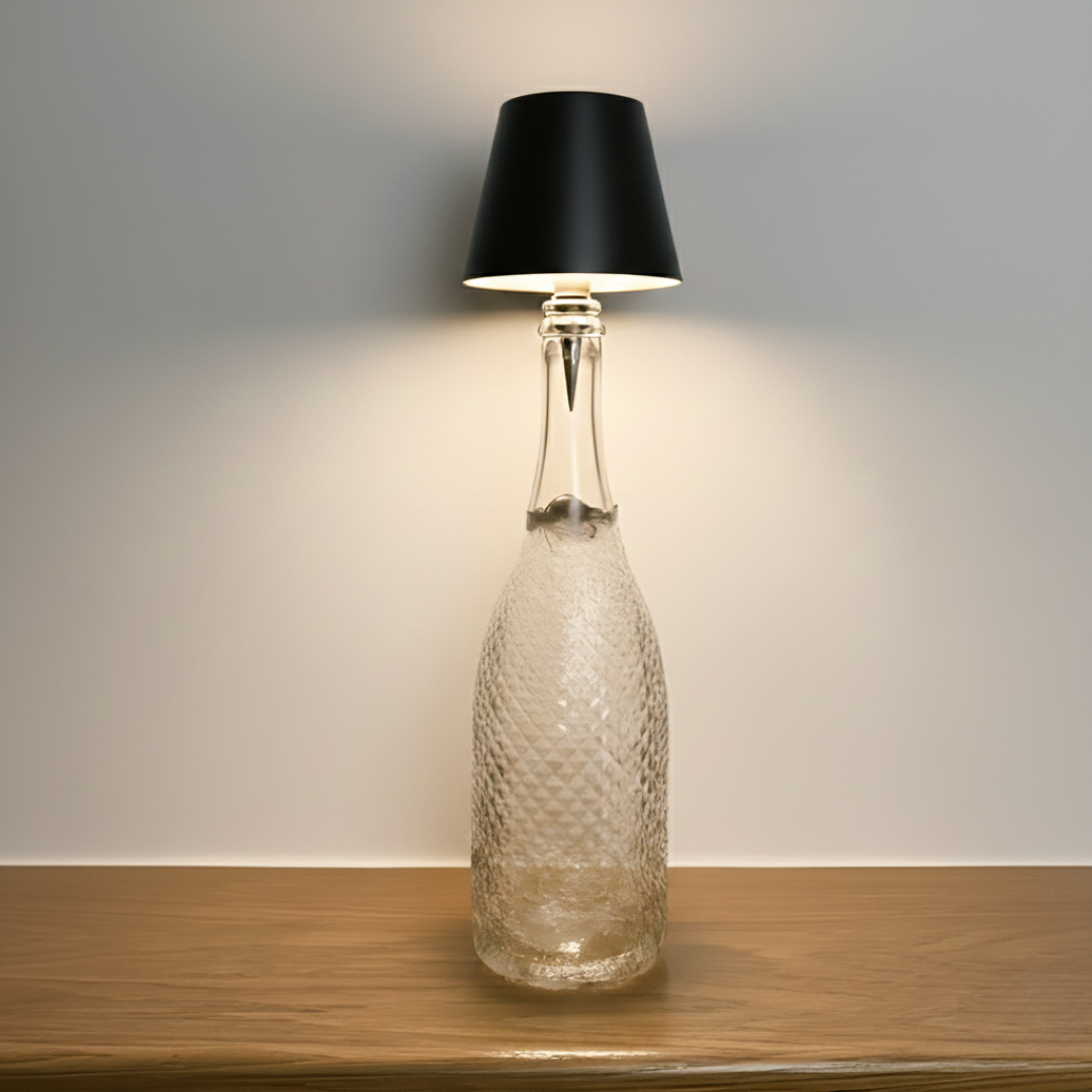 Wireless Bottle Top LED Lamp With Multi Color Light