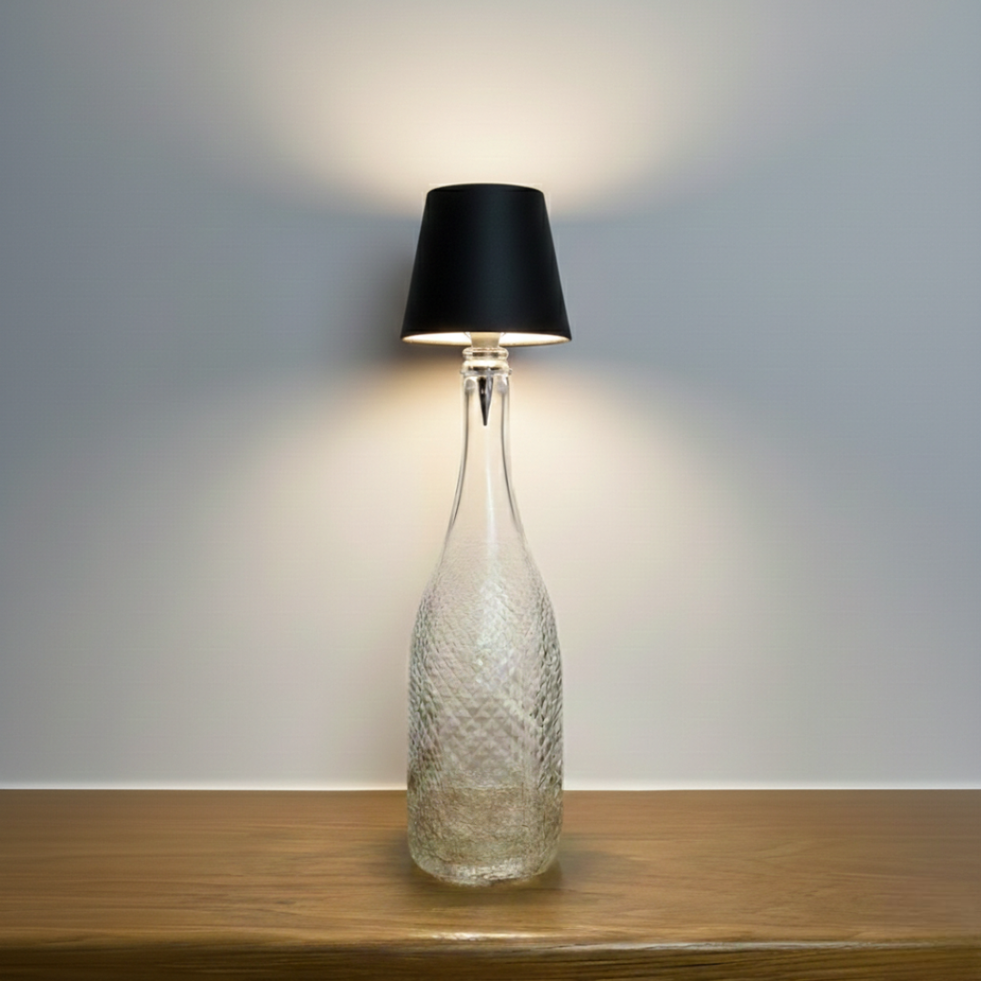 Wireless Rechargeable Bottle Top LED Lamp
