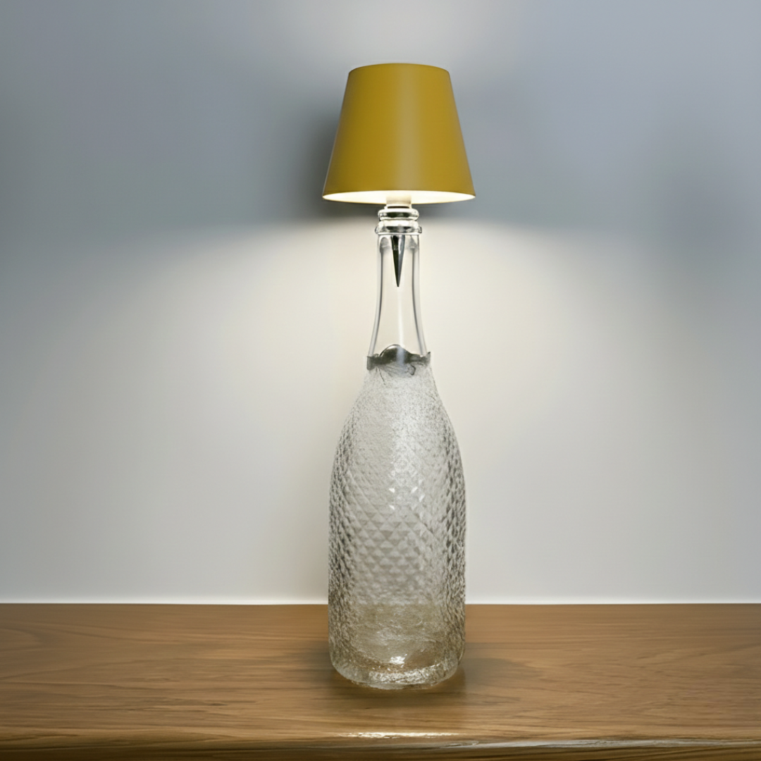 Wireless Bottle Top LED Lamp With Multi Color Light