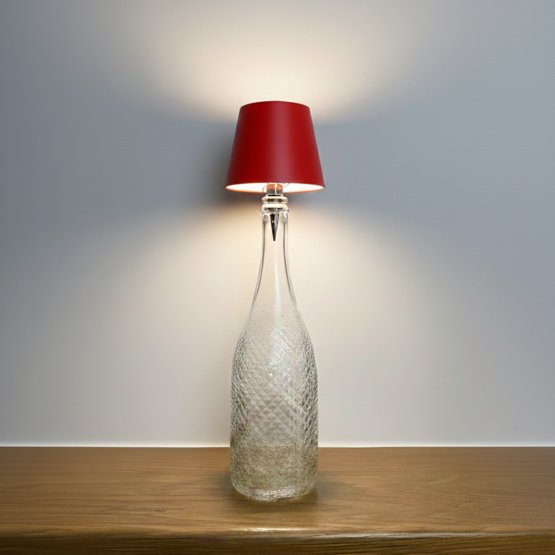 Wireless Bottle Top LED Lamp With Multi Color Light