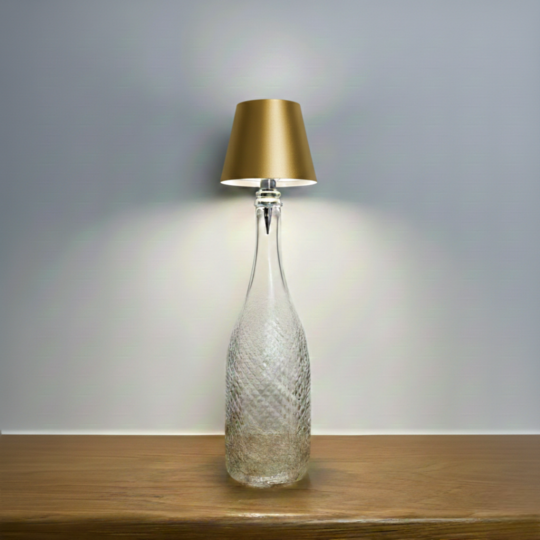 Wireless Bottle Top LED Lamp With Multi Color Light