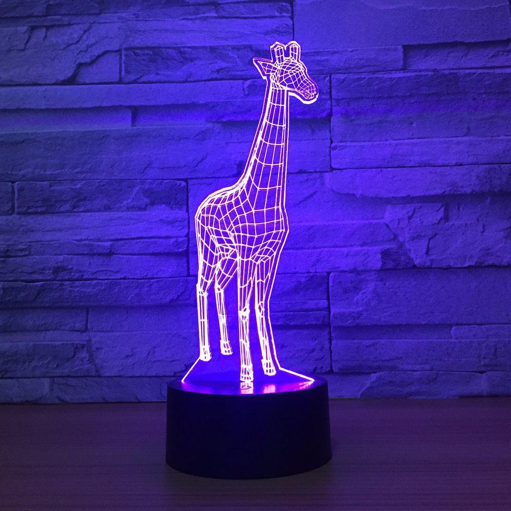 Giraffe Optical Illusion Lamp-3D Optical Lamp
