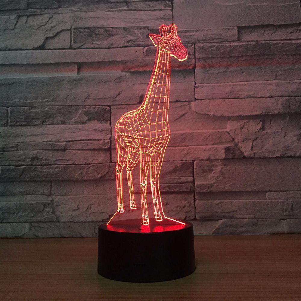 Giraffe Optical Illusion Lamp-3D Optical Lamp