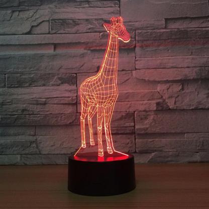 Giraffe Optical Illusion Lamp-3D Optical Lamp