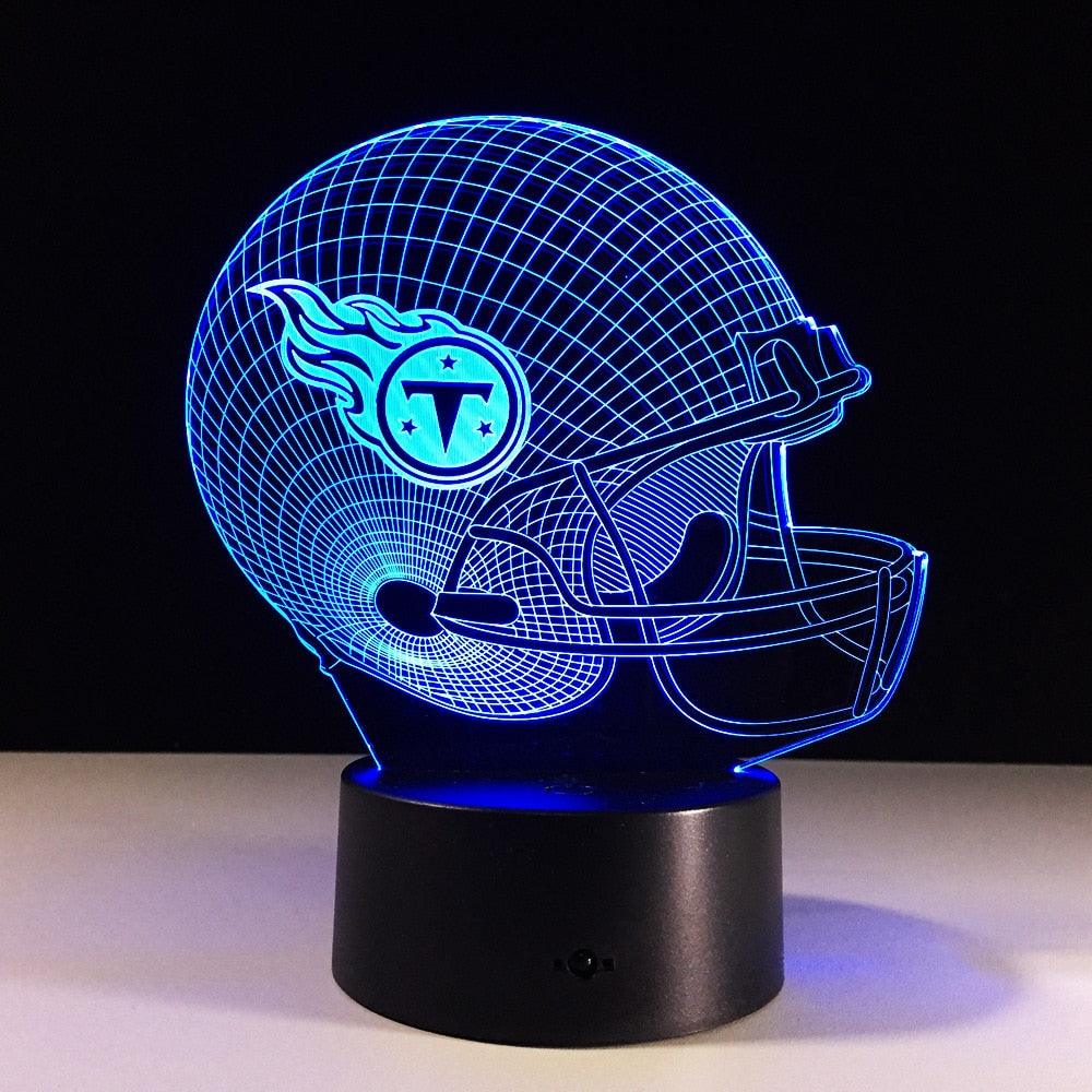 Tennessee Titans Inspired 3D Optical Illusion Lamp-3D Optical Lamp