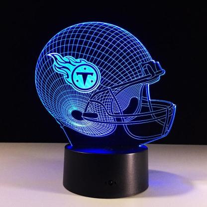 Tennessee Titans Inspired 3D Optical Illusion Lamp - 3D Optical Lamp