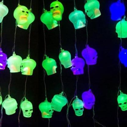Skulls Halloween String Lamp - 3D Optical Lamp