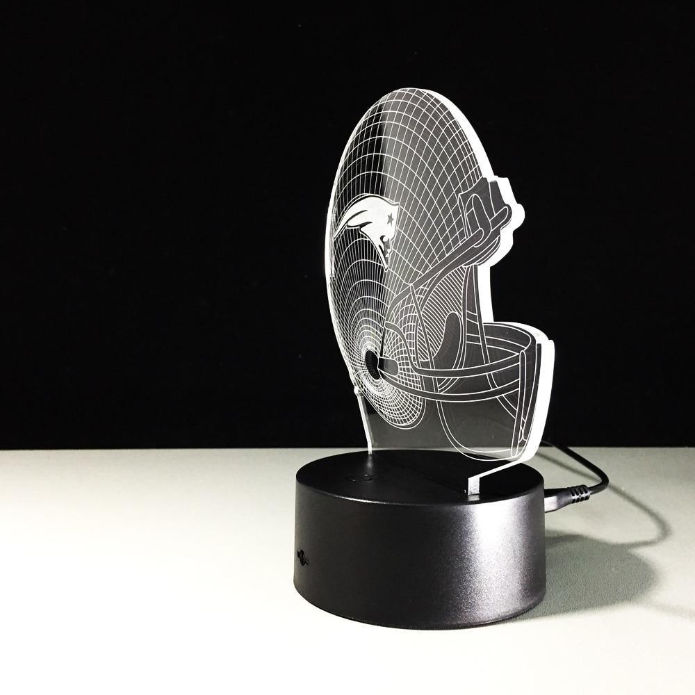 New England Patriots Lamp-3D Optical Lamp
