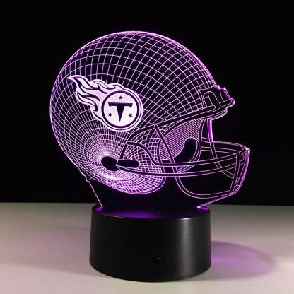 Tennessee Titans Inspired 3D Optical Illusion Lamp - 3D Optical Lamp
