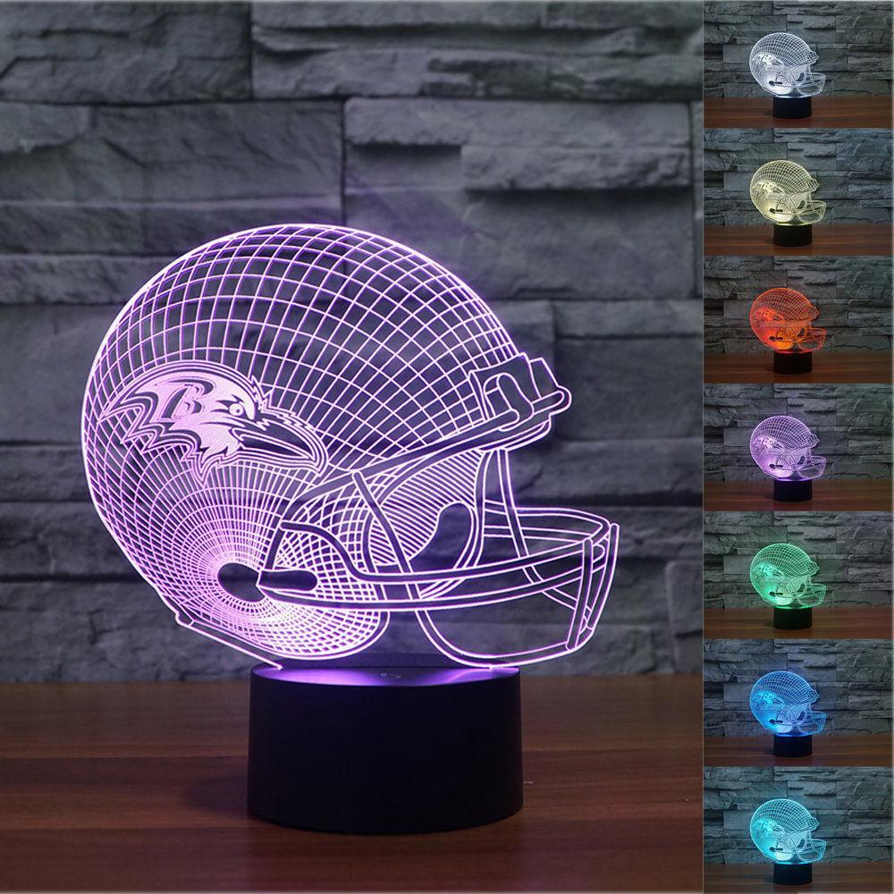 Baltimore Ravens LED Lamp-3D Optical Lamp