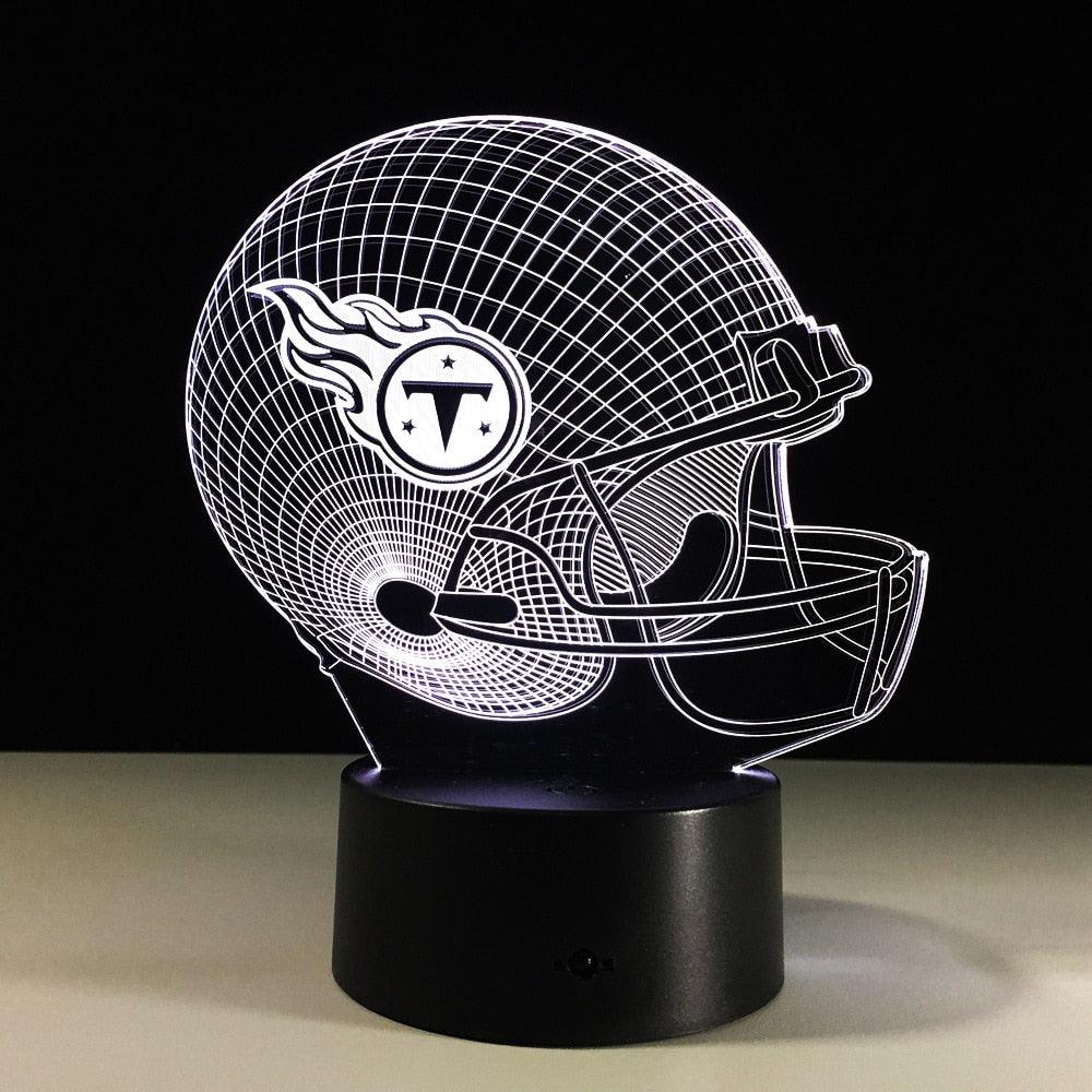 Tennessee Titans Inspired 3D Optical Illusion Lamp - 3D Optical Lamp