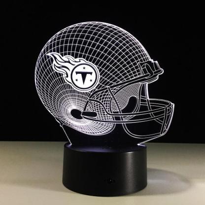 Tennessee Titans Inspired 3D Optical Illusion Lamp - 3D Optical Lamp