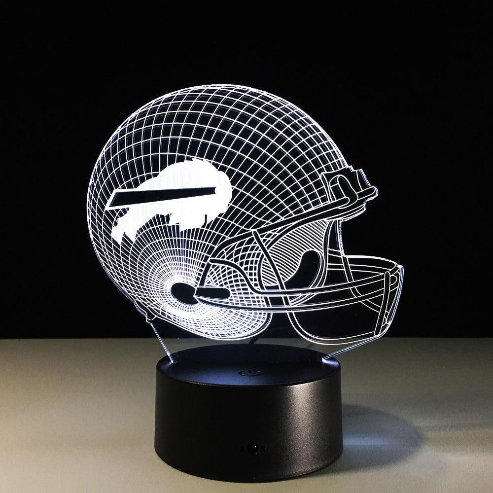 Buffalo Bills Inspired 3D Optical Illusion Lamp - 3D Optical Lamp