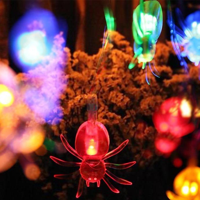 Spiders Halloween String Lamp - 3D Optical Lamp