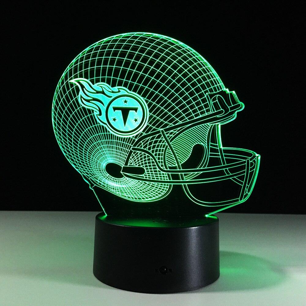 Tennessee Titans Inspired 3D Optical Illusion Lamp-3D Optical Lamp