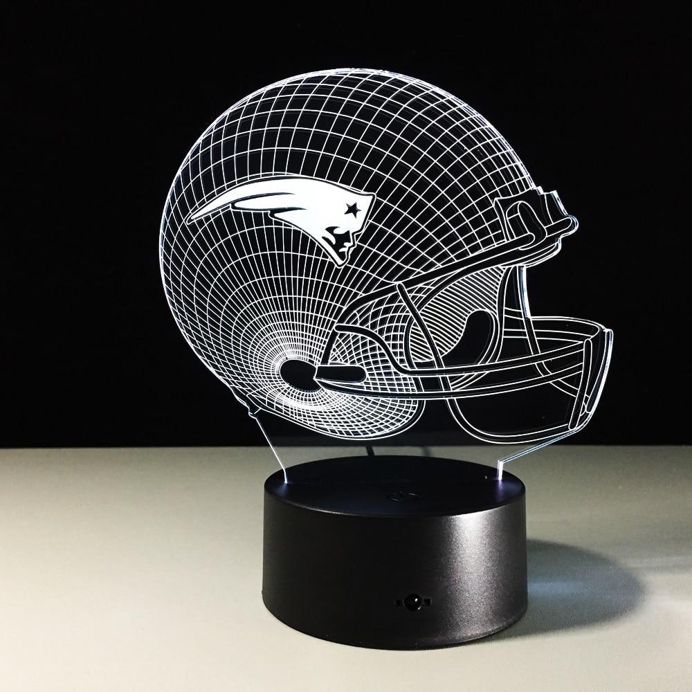 New England Patriots Lamp-3D Optical Lamp