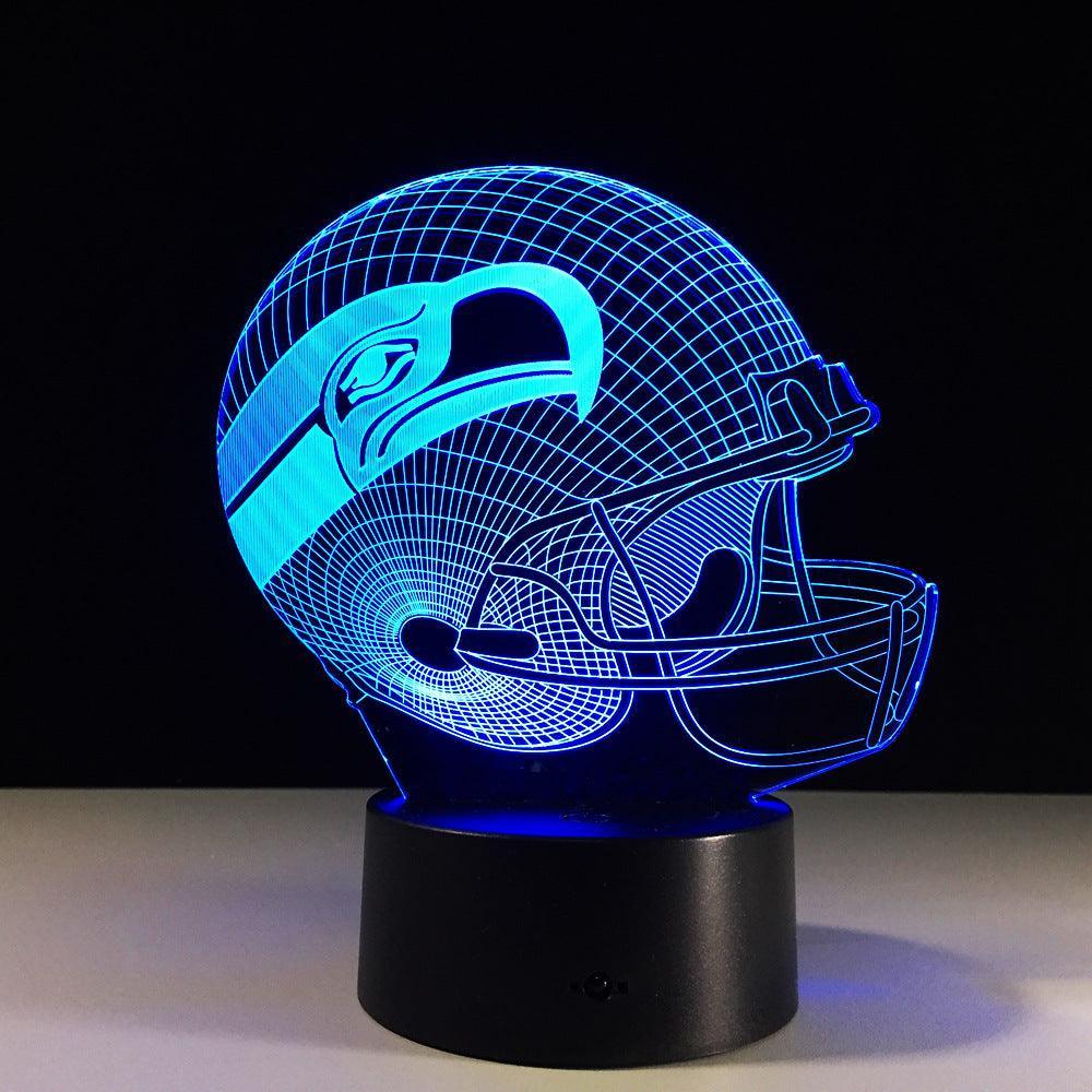 Seattle Seahawks Inspired 3D Optical Illusion Lamp - 3D Optical Lamp